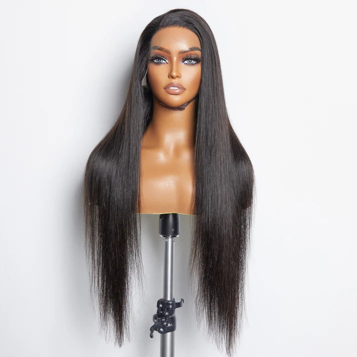 Hair Factory Straight 13x6 3D Front Lace Wig 180% Density-SQ4313264