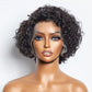 Hair Factory 13x4 8" Pixie Cut Short Curly Free Part Lace Front Wig