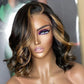 Hair Factory 5x5 HD 14" #1B/30 Loose Wavy Lace Closure Wig