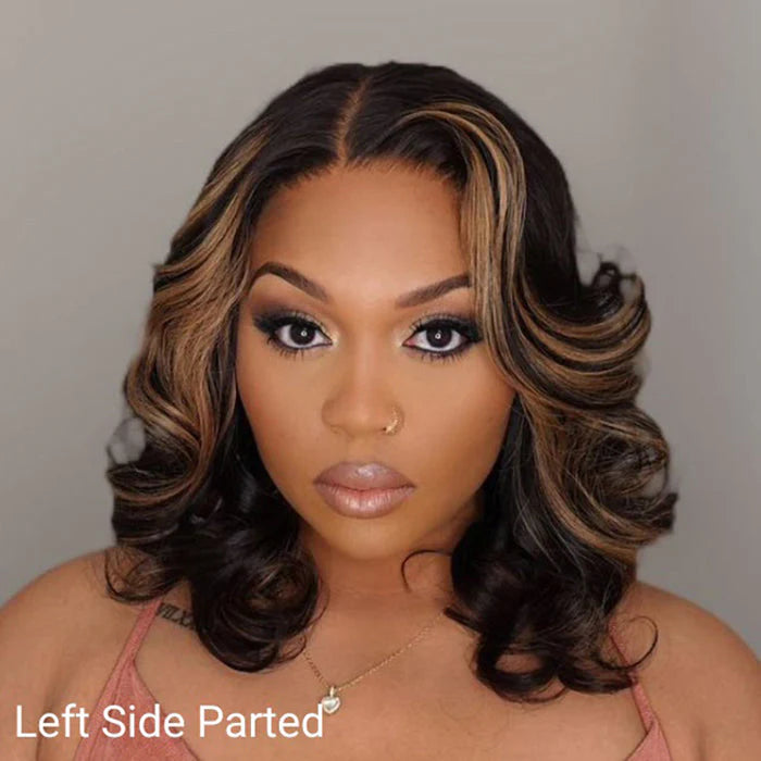 Hair Factory 5x5 HD 12" Loose Wavy Closure Bob Wig