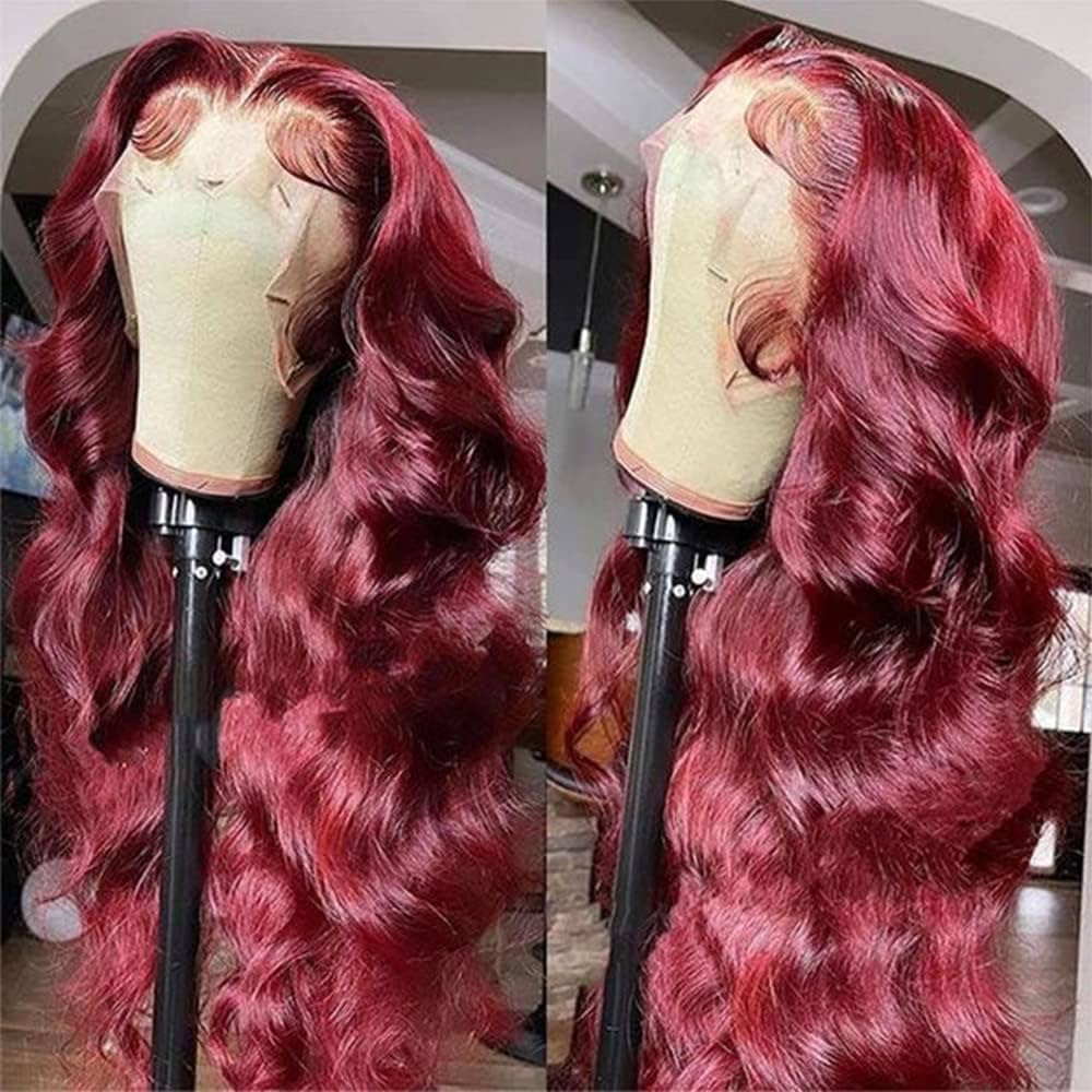 Hair Factory 13X4 99J 24" Body Wave Frontal Wig