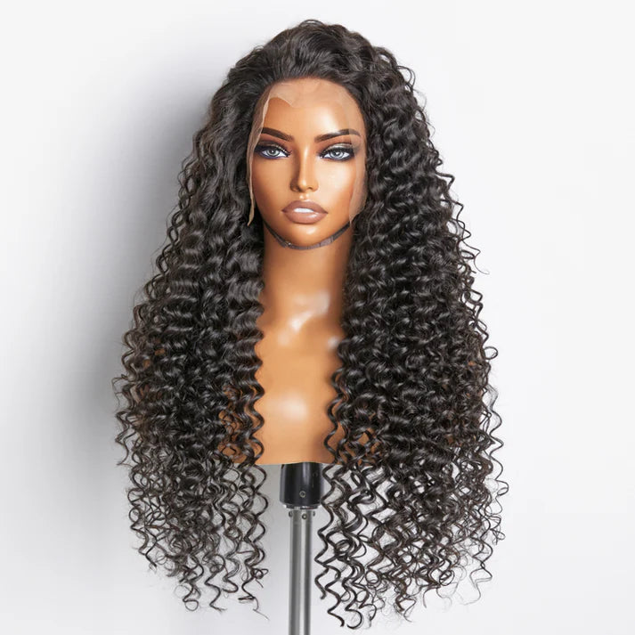 Hair Factory  13x4 Deep Wave Premade Frontal Lace Wig 200% Density-SQ5421453