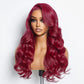 Hair Factory 99J 5x5 24" Body Wavy Lace Closure Wig