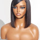 Hair Factory 5x5 18" Loose Wavy w/ Bangs C Part Wig