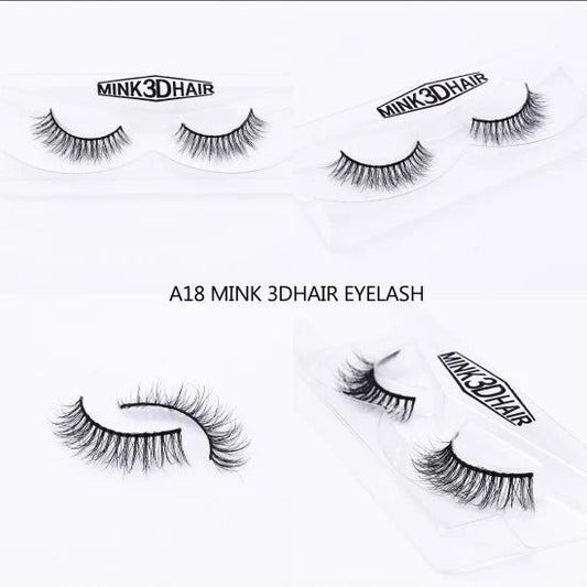 Hair Factory 3D Mink Eye Lashes A18-SQ9337971