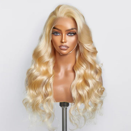 Hair Factory 613 Body Wave 13x4 HD Front Lace Wig 150% Density-SQ6429051