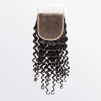 Hair Factory 12-20 Inch 4x4 Closure #1B Natural Black-SQ4962352