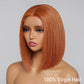 Hair Factory 4x4 10" Glueless Sugar Maple Mid Part Closure Bob Wig